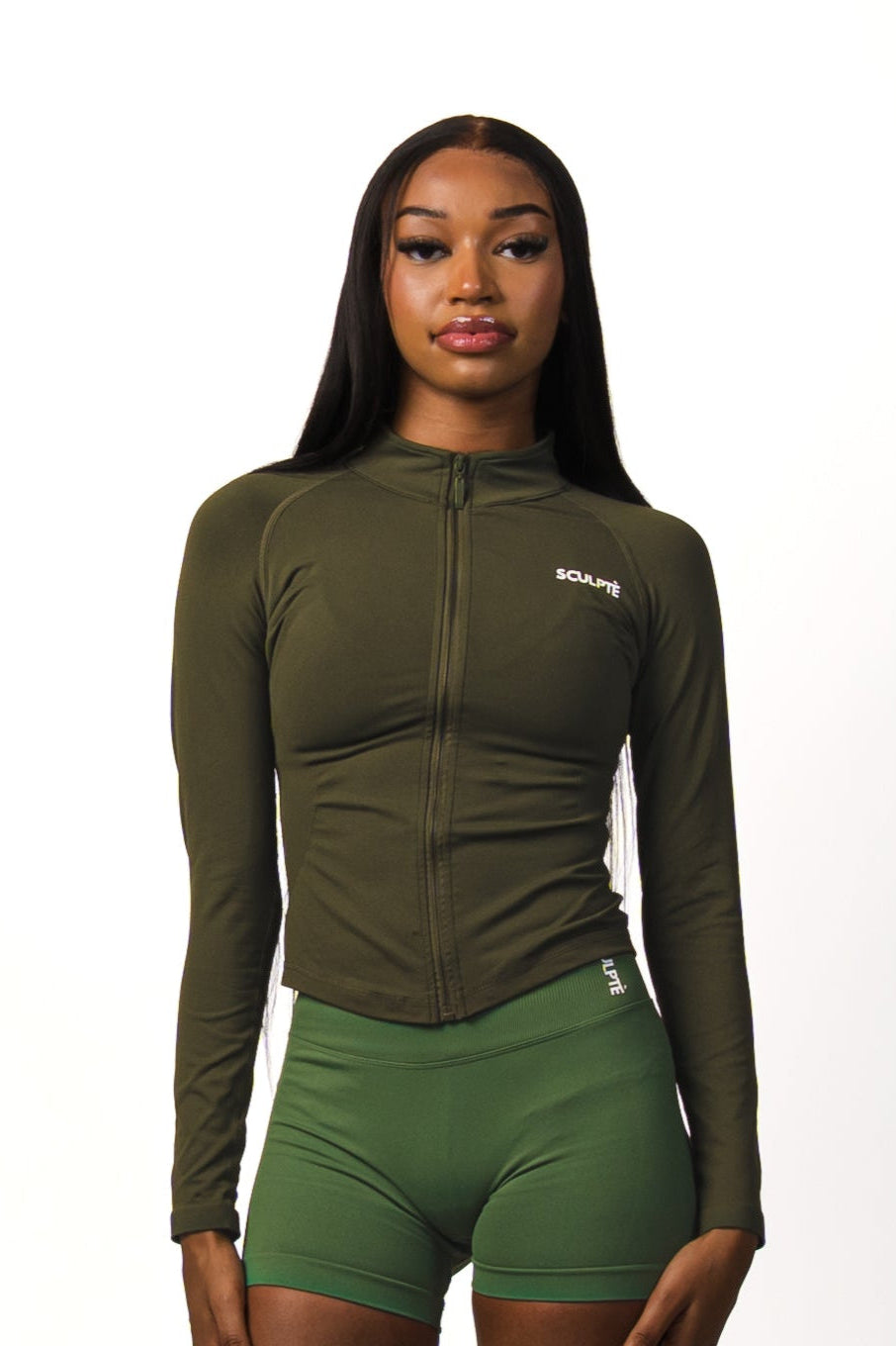 Sculptè Origin Full Zip - Olive Dusk