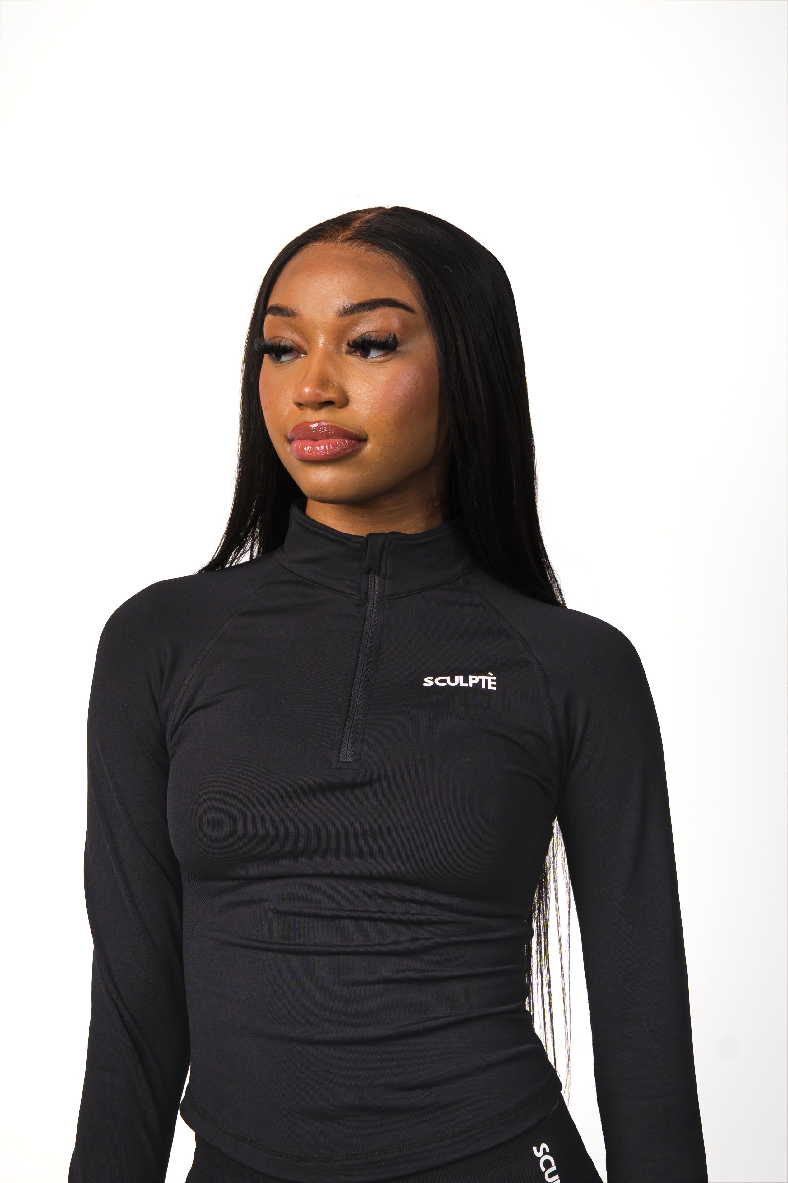 Sculptè Origin Half Zip - Midnight Black