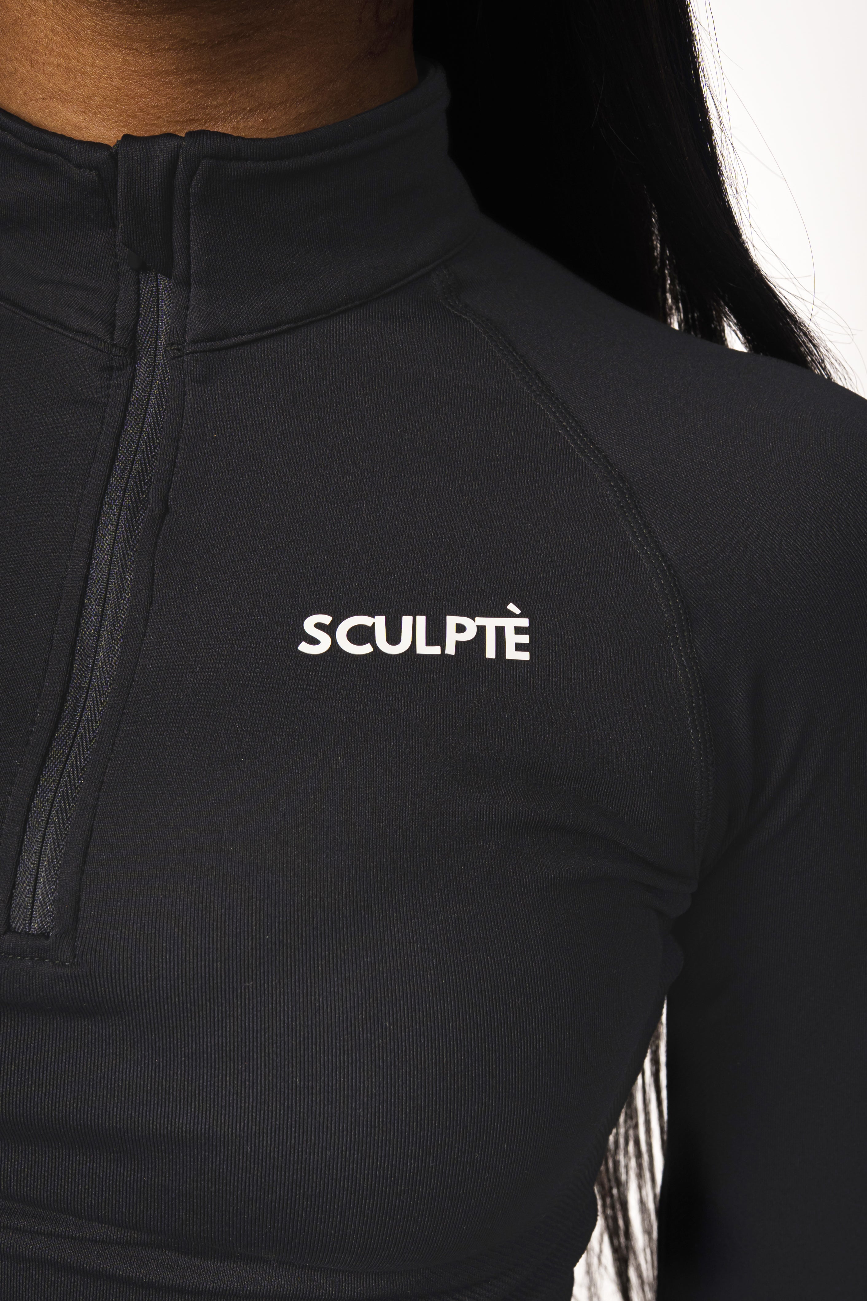 Sculptè Origin Half Zip - Midnight Black