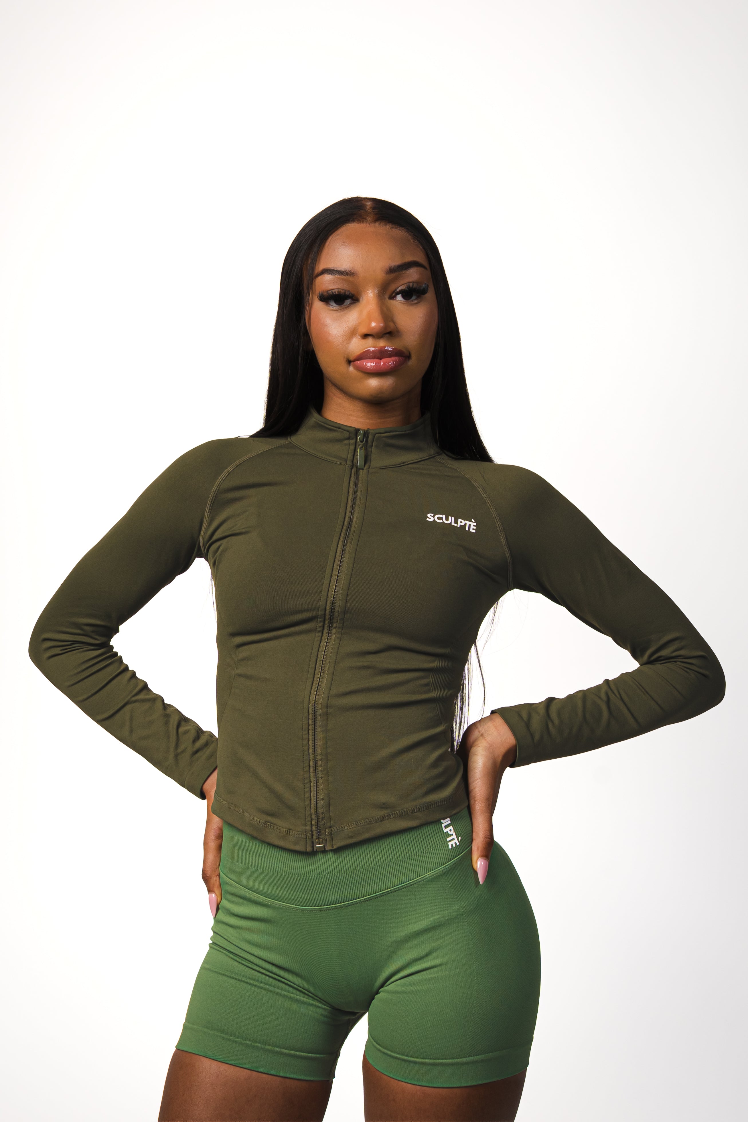 Sculptè Origin Full Zip - Olive Dusk