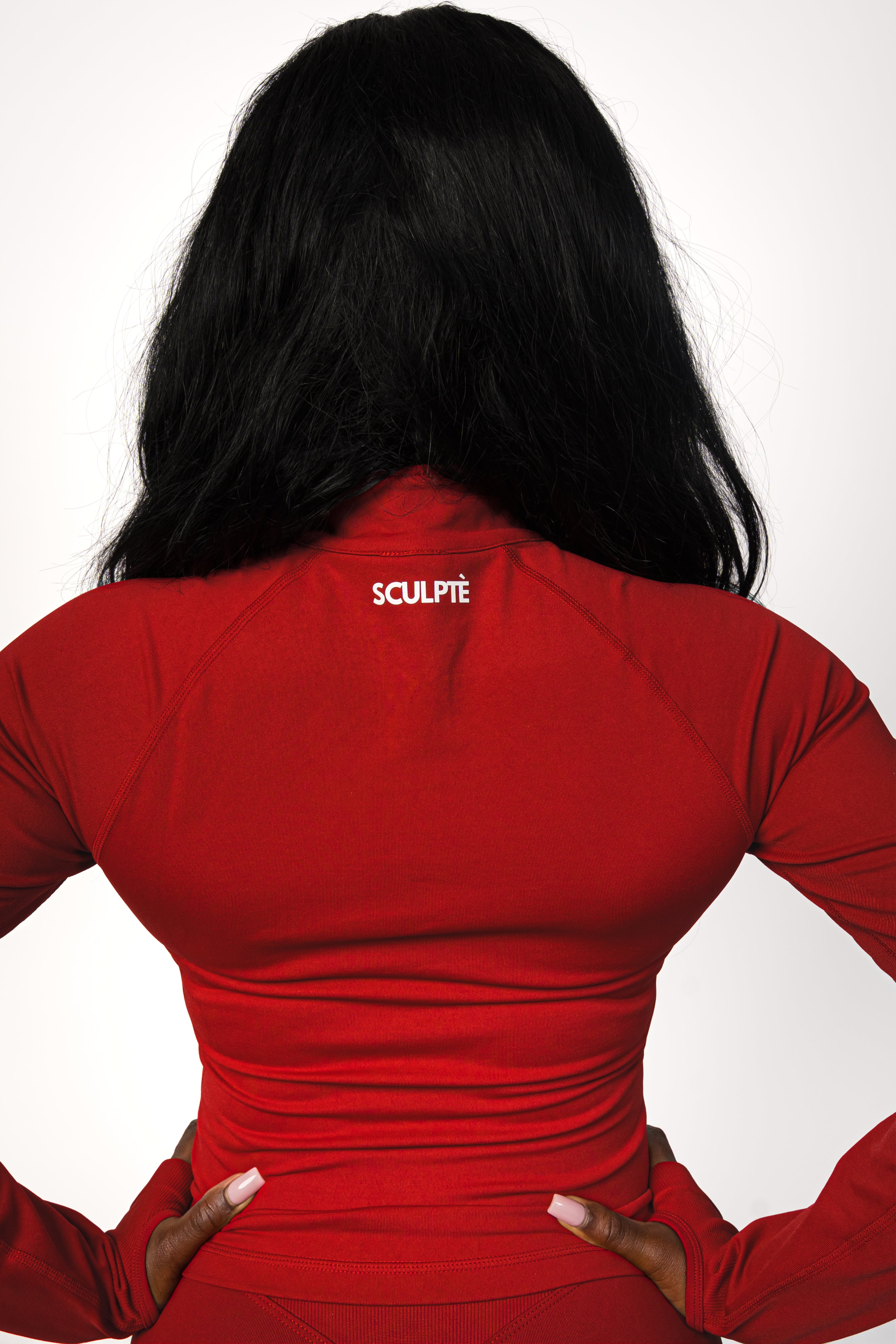 Sculptè Origin Half Zip - Rouge Obsession