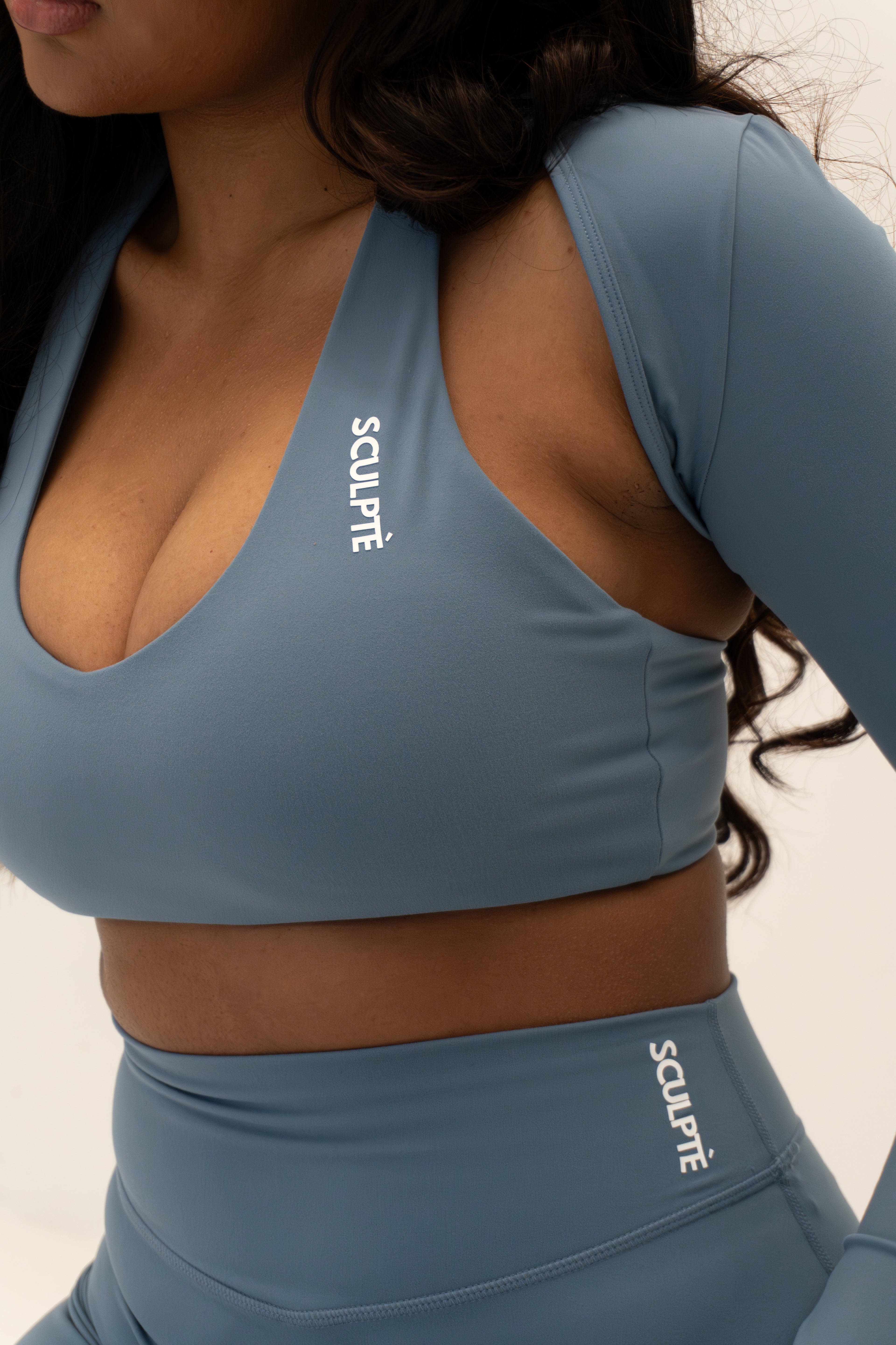 Aire Flow Bralette - Ash Blue