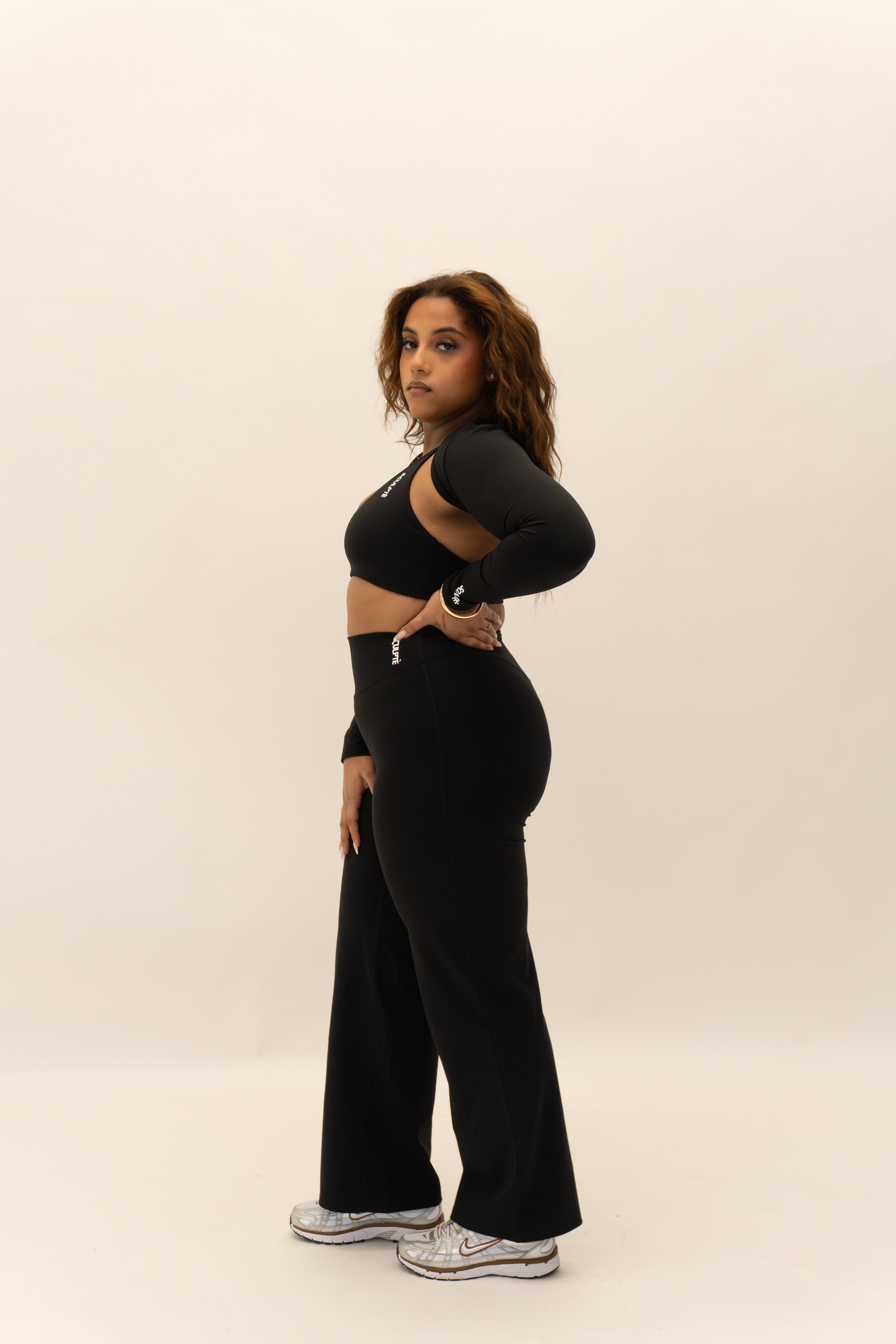 Aire Flow Straight Leg Bottoms - Noir